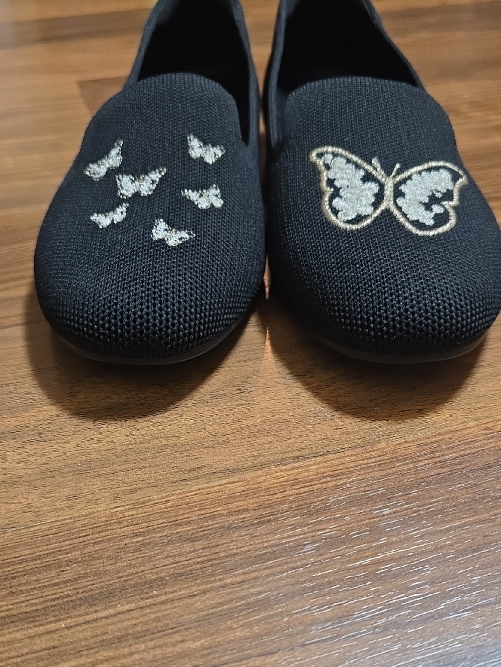 Vivaia Audrey Round-Toe Butterfly Embroidered Loafers - Picture 6 of 12